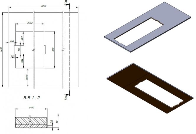 Hovedbilde Rustfri bordplate
