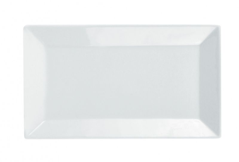 Tallerken flat Quadro - Rektangulær, Velg størrelse