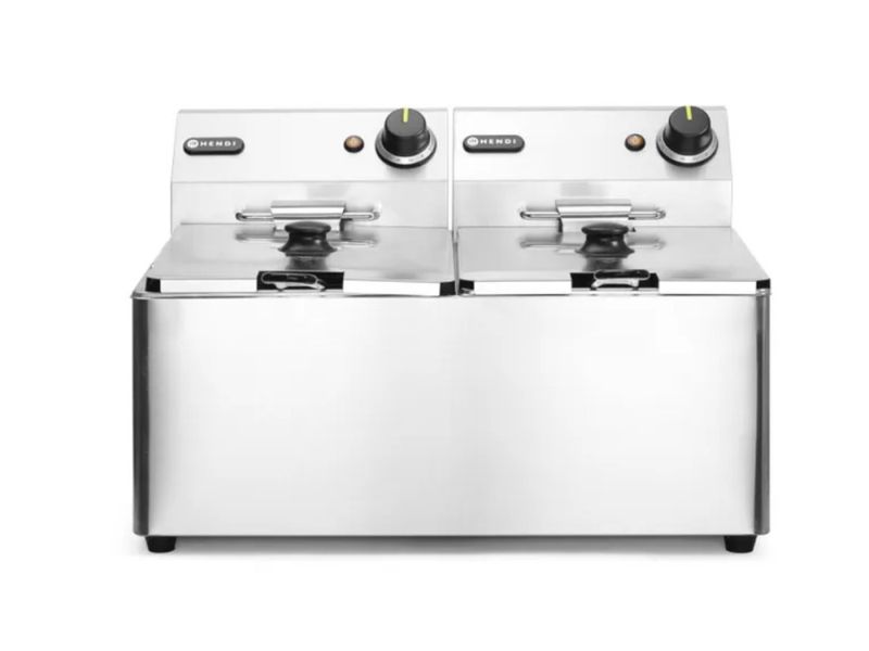 Hendi Frityr Kitchen Line 2 × 8 L (205839)